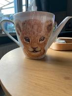 Leuke Theepot met Leeuwenprint, Huis en Inrichting, Keuken | Servies, Gebruikt, Keramiek, Overige typen, Ophalen of Verzenden