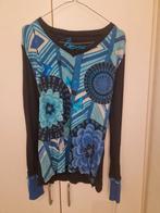 Desigual shirt wat dikkere stof met pailletten, Blauw, Trui of Vest, Ophalen of Verzenden, Zo goed als nieuw