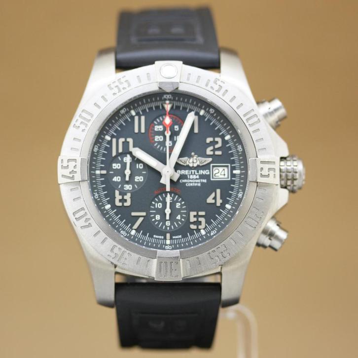 Breitling Avenger Bandit Chrono E13383, Sieraden, Tassen en Uiterlijk, Horloges | Heren, Gebruikt, Polshorloge, Breitling, Overige materialen