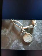 Wilhelmina zilver armband met munten, Ophalen of Verzenden, Zo goed als nieuw, Zilver, Zilver