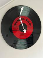 Glazen Vinyl Wandklok, Ophalen of Verzenden, Zo goed als nieuw
