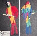 Papagaai, WWF, stof, lengte met staart 70 cm., Dieren en Toebehoren, Vogels | Parkieten en Papegaaien, Papegaai