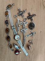 Nr 25. 13 delig sieraden lot, Ophalen of Verzenden, Overige materialen, Overige typen