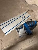 Scheppard invalzaag met rail, Doe-het-zelf en Verbouw, Gereedschap | Zaagmachines, Gebruikt, Invalzaag, Ophalen of Verzenden, 30 tot 70 mm
