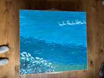 Olieverf op canvas met spieraam, 91x102 cm, Ophalen