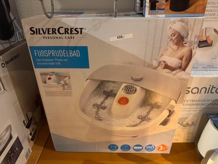 Silvercrest Elektrisch Voetenbad met massage, Witgoed en Apparatuur, Persoonlijke-verzorgingsapparatuur, Nieuw, Hand- en Voetverzorging