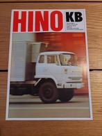 Brochure Hino KB serie 1979, Overige merken, Ophalen of Verzenden, Zo goed als nieuw