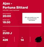 Ajax - fortuna sittard, Eén persoon, April