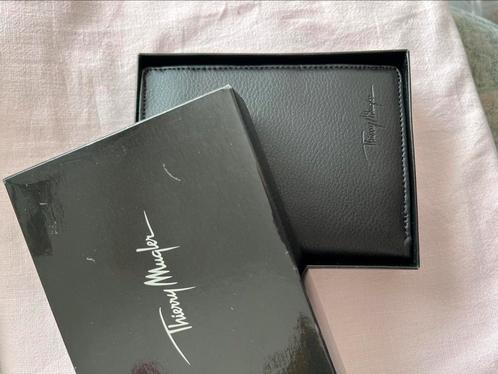 Thierry Mugler herenportemonnee – nieuw in doos, Sieraden, Tassen en Uiterlijk, Portemonnees, Nieuw, Overige merken, Zwart, Leer