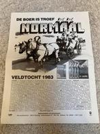 Paginagrote A3 advertentie NORMAAL Veldtocht 1983 tour, Ophalen of Verzenden