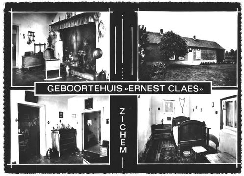 958747	Zichem b	Geboortehuis	Ernest Claes	Leuke kaart onbesc, Verzamelen, Ansichtkaarten | België, Ongelopen, Vlaams-Brabant, Ophalen of Verzenden