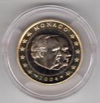 1 Euro Monaco 2004 - Prins Rainier en Zoon Albert - PROOF, Postzegels en Munten, Munten | Europa | Euromunten, Monaco, 1 euro