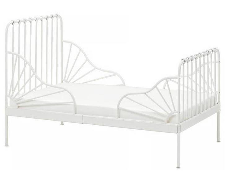 2x Meegroeibedjes + Matrassen (Zo Goed Als Nieuw), Kinderen en Baby's, Kinderkamer | Bedden, Zo goed als nieuw, Minder dan 140 cm