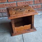 Antieke eiken houten voetstoof, Antiek en Kunst, Ophalen of Verzenden