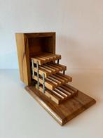 Vintage houten sigaren dispenser, Antiek en Kunst, Ophalen of Verzenden