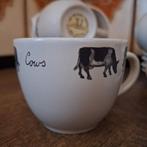 8 x kop en schotel (Country Cows, Jet and Company), Ophalen of Verzenden, Zo goed als nieuw, Overige stijlen, Kop(pen) en/of Schotel(s)