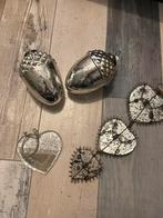 Setje armeluis zilveren decoratie brocante, Ophalen of Verzenden, Zo goed als nieuw