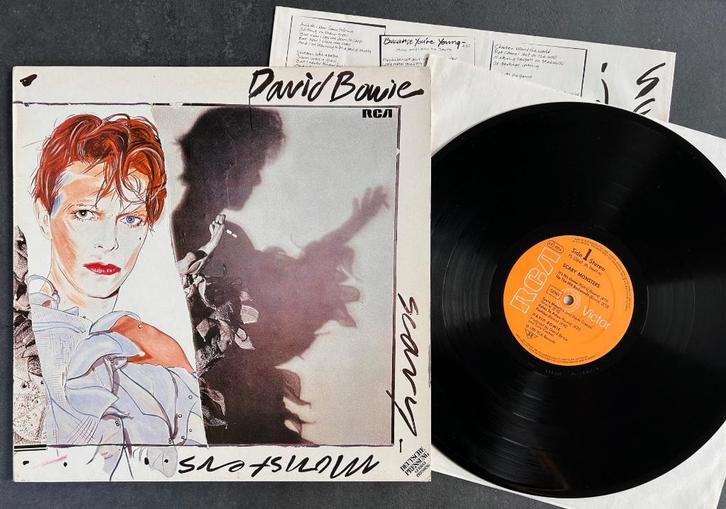 DAVID BOWIE - Scary monsters and super creeps ( LP ), Cd's en Dvd's, Vinyl | Rock, Zo goed als nieuw, Poprock, 12 inch, Ophalen of Verzenden
