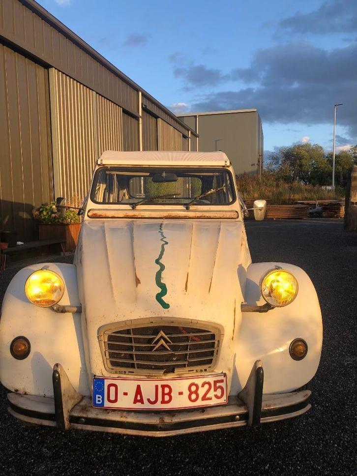 Citroën 2CV 0.6 PERRIER edition  Zeldzame kult Oldtimer, Auto's, Citroën, Bedrijf, 2CV, Benzine, Hatchback, Handgeschakeld, Origineel Nederlands