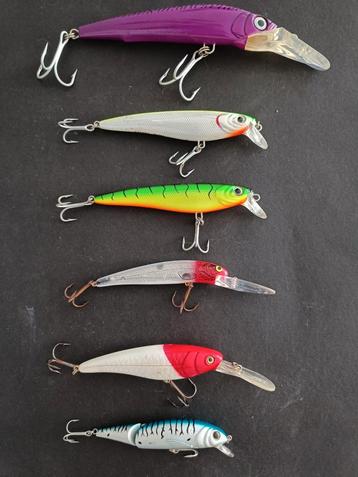 Kunstaas 6x yo-zuri, Frenzy, Bomber, Fox, Abu, zie tekst beschikbaar voor biedingen