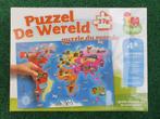 Nieuwe wereldpuzzel voor kleuters van 37 stukjes, Ophalen of Verzenden, 10 tot 50 stukjes, Nieuw, 4 tot 6 jaar