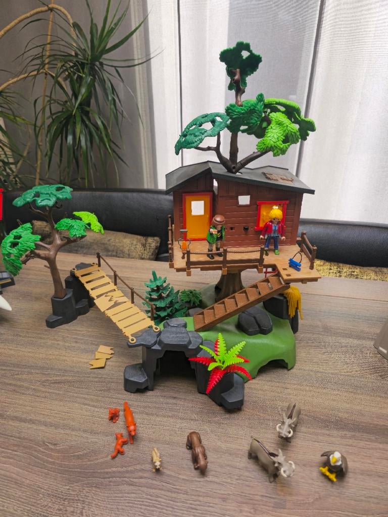 Playmobil Boomhut, Kinderen en Baby's, Speelgoed | Playmobil, Ophalen, Gebruikt, Complete set