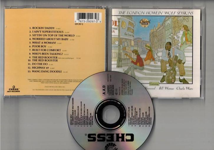 HOWLIN' WOLF CD The London HW Sessions - Clapton Winwood, Cd's en Dvd's, Cd's | Jazz en Blues, Gebruikt, Jazz, 1980 tot heden