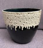 XXL Vintage Fat Lava Bloempot West Germany 70s/80s, Tuin en Terras, Bloempotten, 25 tot 40 cm, Gebruikt, Rond, Binnen