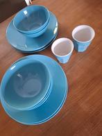 Blauw Ikea servies 13 delig, Ophalen of Verzenden, Zo goed als nieuw, Overige stijlen, Bord(en)