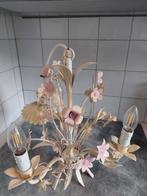 brocante vintage metalen emaille hanglamp, Antiek en Kunst, Antiek | Emaille, Ophalen