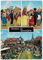Schagen gelopen ansichtkaart ( y2876 ), Ophalen of Verzenden, 1980 tot heden, Gelopen