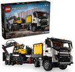 TE HUUR: Lego Technic 42175 Volvo FMX Truck & EC230 Elektris, Ophalen of Verzenden, Nieuw, Complete set, Lego