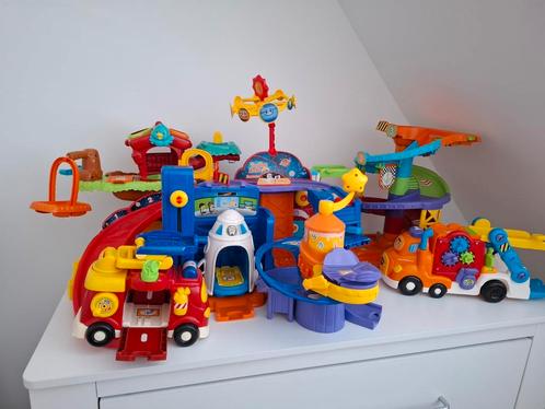 VTech Toet Toet Auto’s ruimteschip, garage, brandweerkazerne, Kinderen en Baby's, Speelgoed | Vtech, Gebruikt, 2 tot 4 jaar, Ophalen of Verzenden