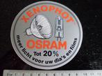 sticker osram xenophot logo 20% meer licht dia's en films, Verzamelen, Verzenden, Zo goed als nieuw, Merk