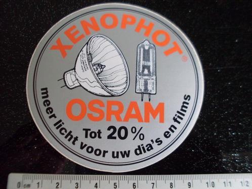sticker osram xenophot logo 20% meer licht dia's en films, Verzamelen, Stickers, Zo goed als nieuw, Merk, Verzenden