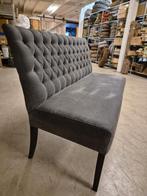 Gecapitonneerde eetkamerbank landelijk, Huis en Inrichting, Banken | Sofa's en Chaises Longues, Ophalen, Hout, Gebruikt, Minder dan 75 cm