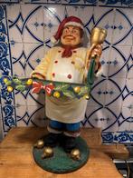 Oude toonbankreclame kerstman bakker, Ophalen of Verzenden, Gebruikt