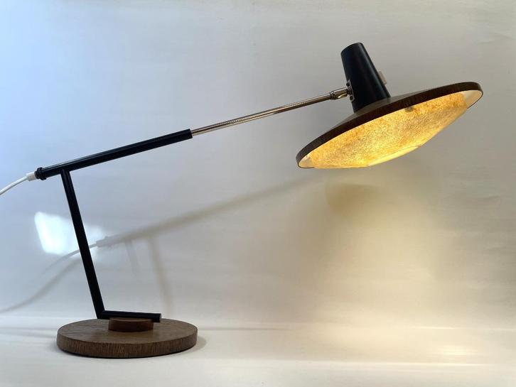 bureaulamp, tafellamp. George Frydman Model 30, jaren ‘50, Huis en Inrichting, Lampen | Tafellampen, Gebruikt, Minder dan 50 cm