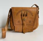 Tas Leer Cross Body Schoudertas Zadelbruin NIEUW, Ophalen of Verzenden, Nieuw, Schoudertasje
