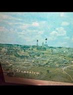 Jerusalem mooie plattegrond, 85cm br 26 cm hoog, Antiek en Kunst, Antiek | Religie, Ophalen