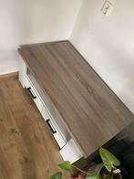 Coffee table with drawers, Huis en Inrichting, Tafels | Sidetables, Ophalen, 100 tot 150 cm, Zo goed als nieuw, Rechthoekig