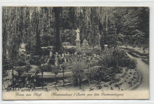x04077 steyl tuin, Verzamelen, Ansichtkaarten | Nederland, Gelopen, Limburg, Voor 1920, Verzenden