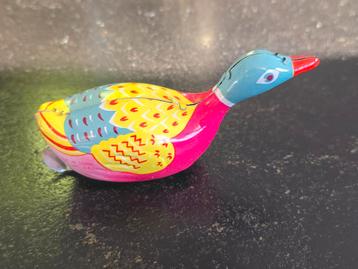 Vintage antieke blikken frictie eend begin 50S €6,50 beschikbaar voor biedingen