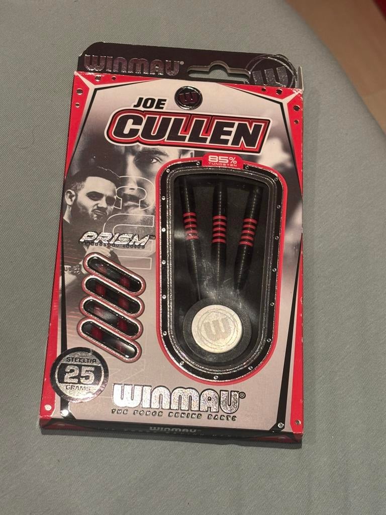 WINMAU Joe Cullen : 85% Dartpijlen Professioneel 25g, Sport en Fitness, Darts, Ophalen of Verzenden, Zo goed als nieuw, Pijlen