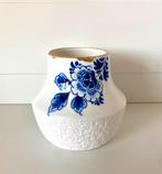Vaasje Blauw Bloesem van Heinen Delftsblauw, Blauw, Aardewerk of Porselein, Ophalen of Verzenden, Zo goed als nieuw