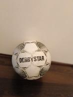 Derbystar grijs wit, Sport en Fitness, Voetbal, Ophalen of Verzenden, Gebruikt, Bal