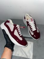 Prada America's Cup | Burgundy Rood | Maat 34, Nieuw, Ophalen of Verzenden, Sneakers of Gympen, Prada