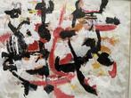 Willy Boers - abstracte gouache uit 1953, Ophalen of Verzenden