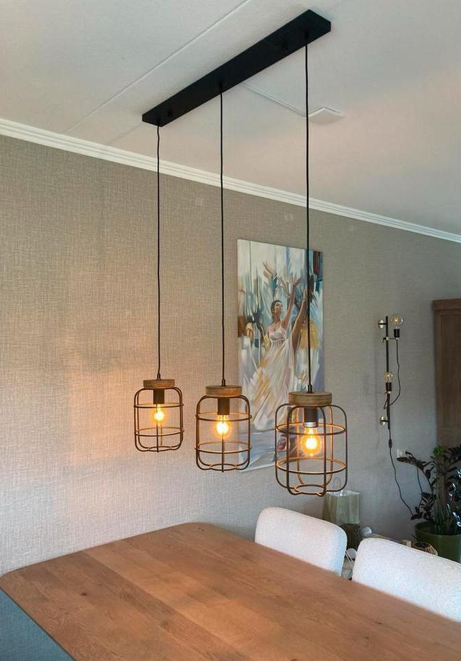 Hanglamp plafond, Huis en Inrichting, Lampen | Hanglampen, Zo goed als nieuw, 75 cm of meer, Ophalen