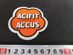 sticker ACIFIT Nederland Accu's, Ophalen, Zo goed als nieuw